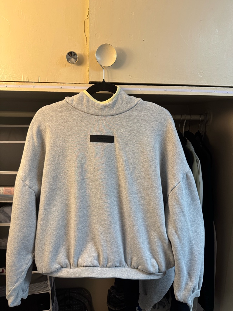 Men's Grey Essentials Hoodie